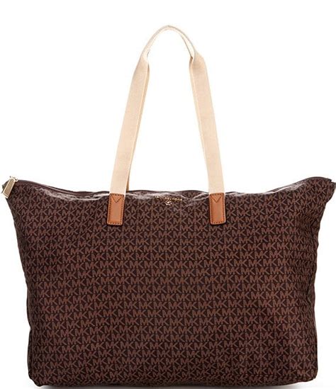 jet set travel tote michael kors review|Michael Kors airplane print.